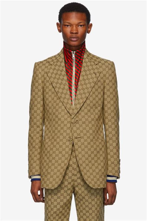 gucci logo suit|formal Gucci suits for men.